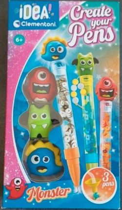 CLEMENTONI IDEA - CRÉE TES STYLOS - MONSTRES